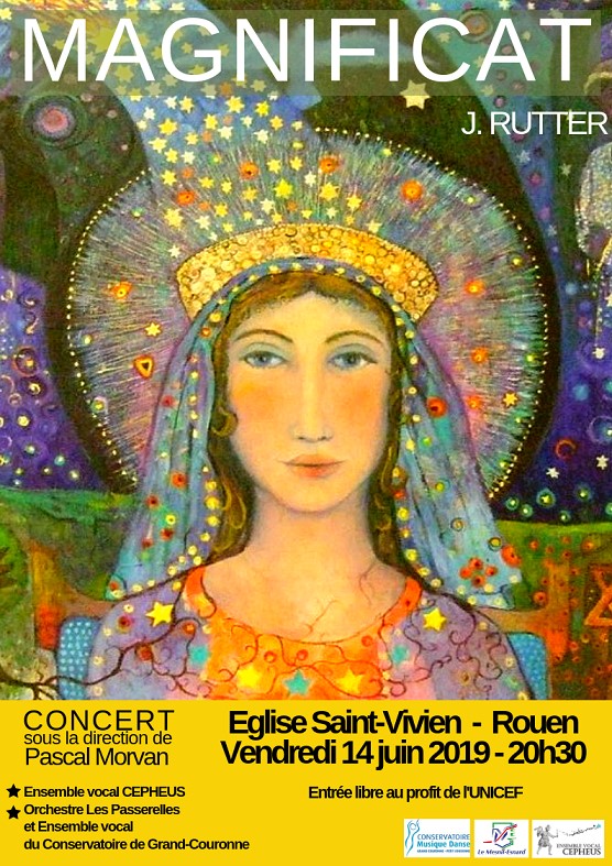 Magnificat de J. Rutter. Eglise saint vivien Vendredi 14 juin 20h30